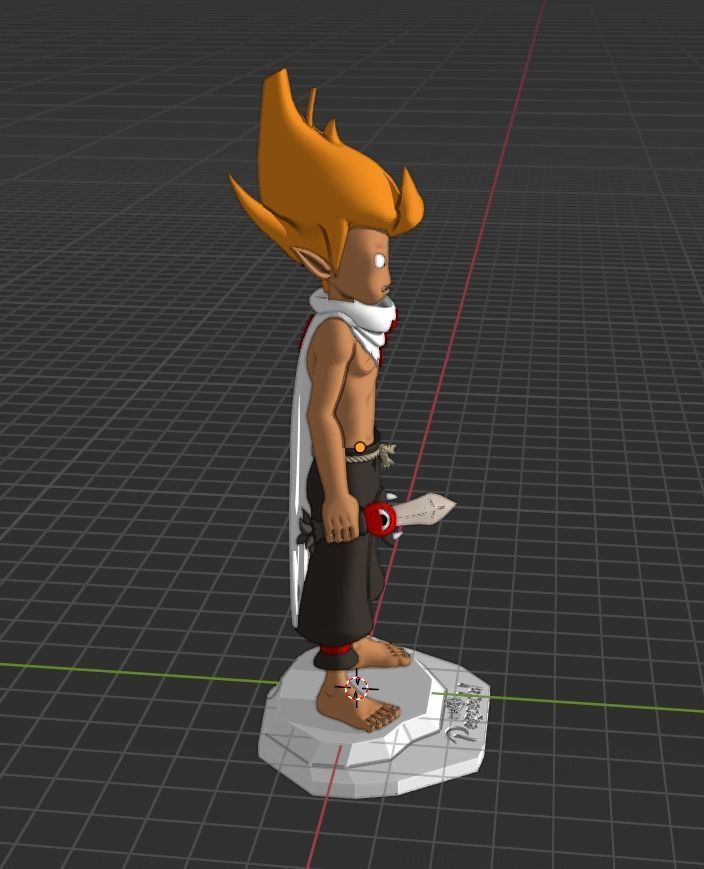 Percedal with Rubilax Dagger 3D print model_6