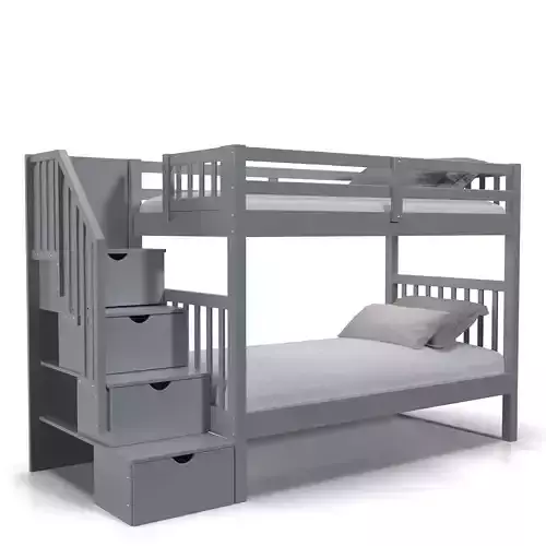 Keystone Twin Stairway Bunk Bed PBR