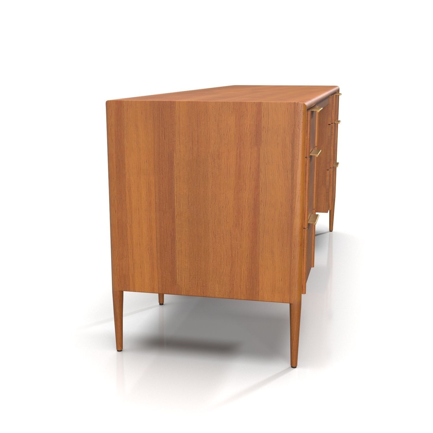 Quincy Executive Desk PBR 3D model_1