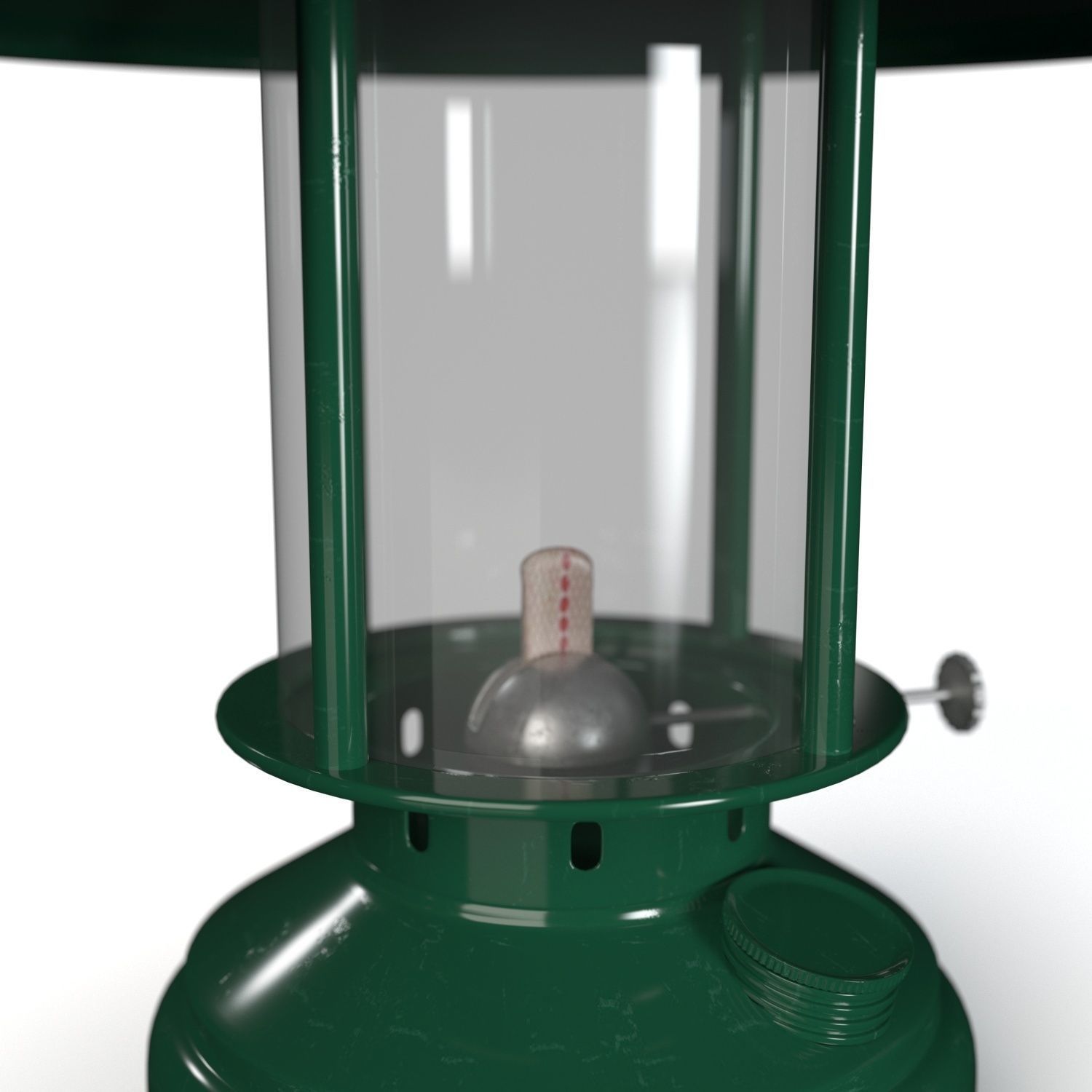 Sonoma Green Patio Lantern PBR 3D model_3