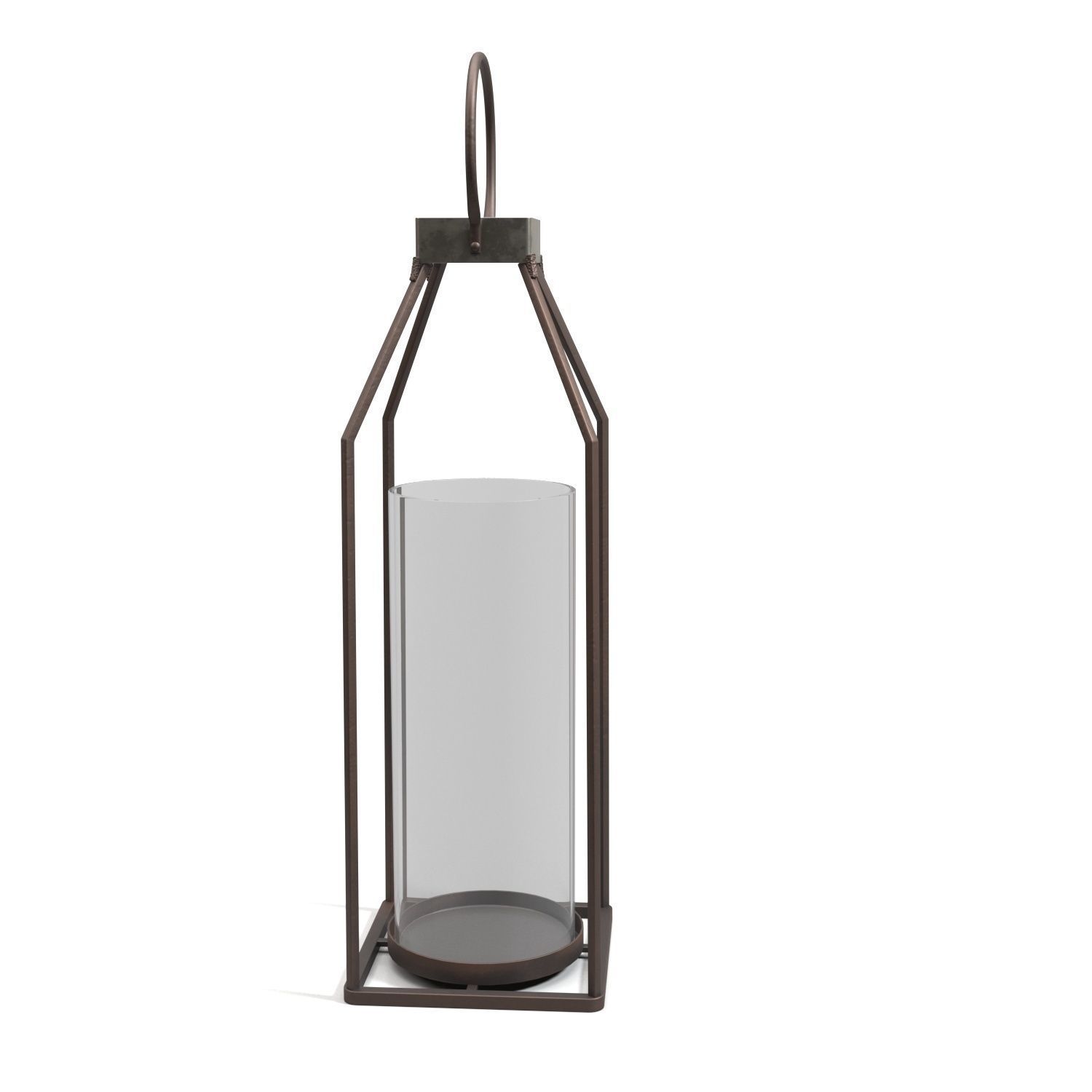 Tabletop Lantern PBR 3D model_2