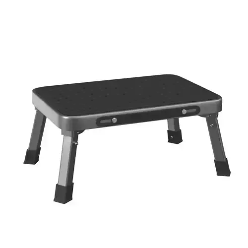 Treelen Folding Portable Sturdy Metal Step Ladder Stool PBR