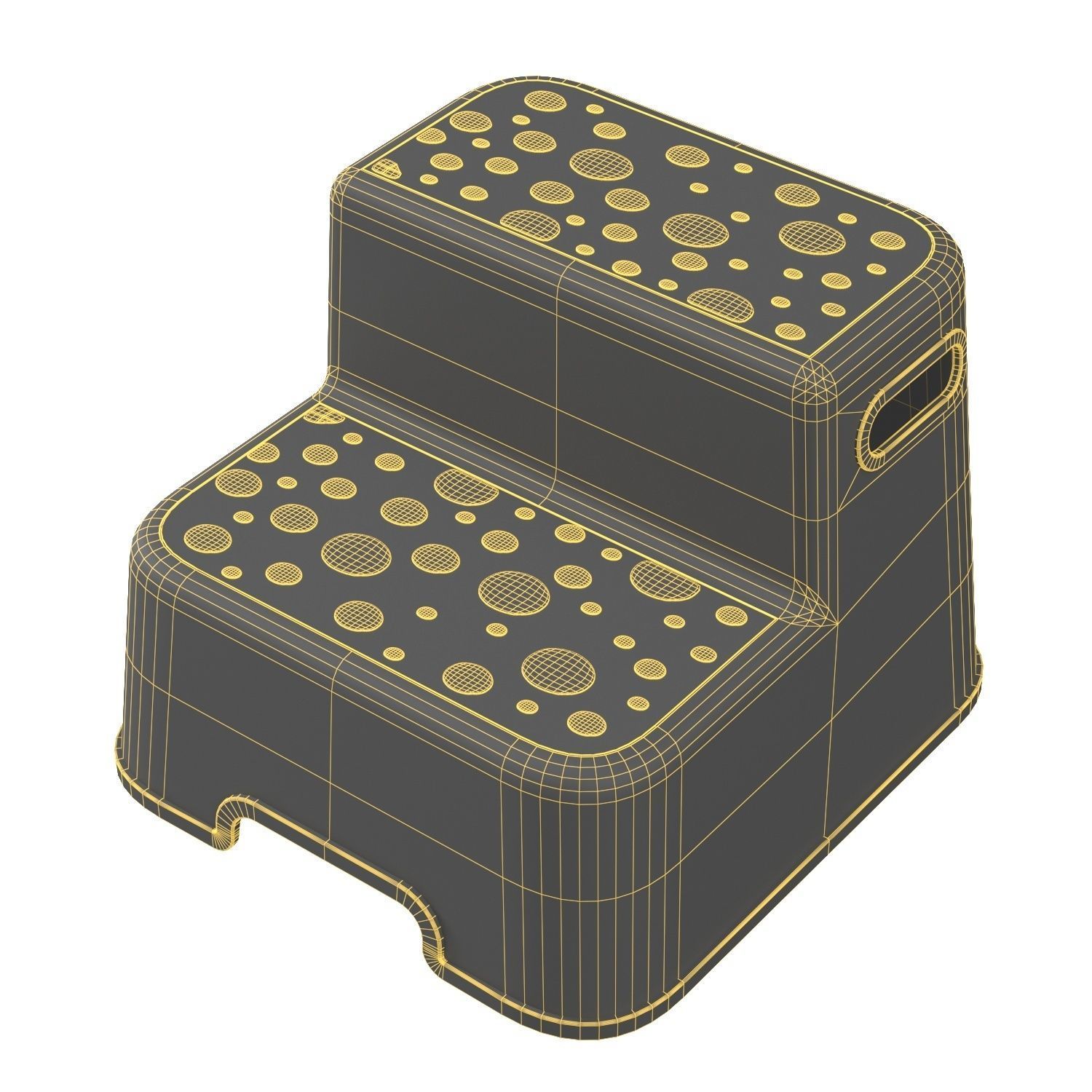 Uncle Wu Kids Step Stool PBR 3D model_5