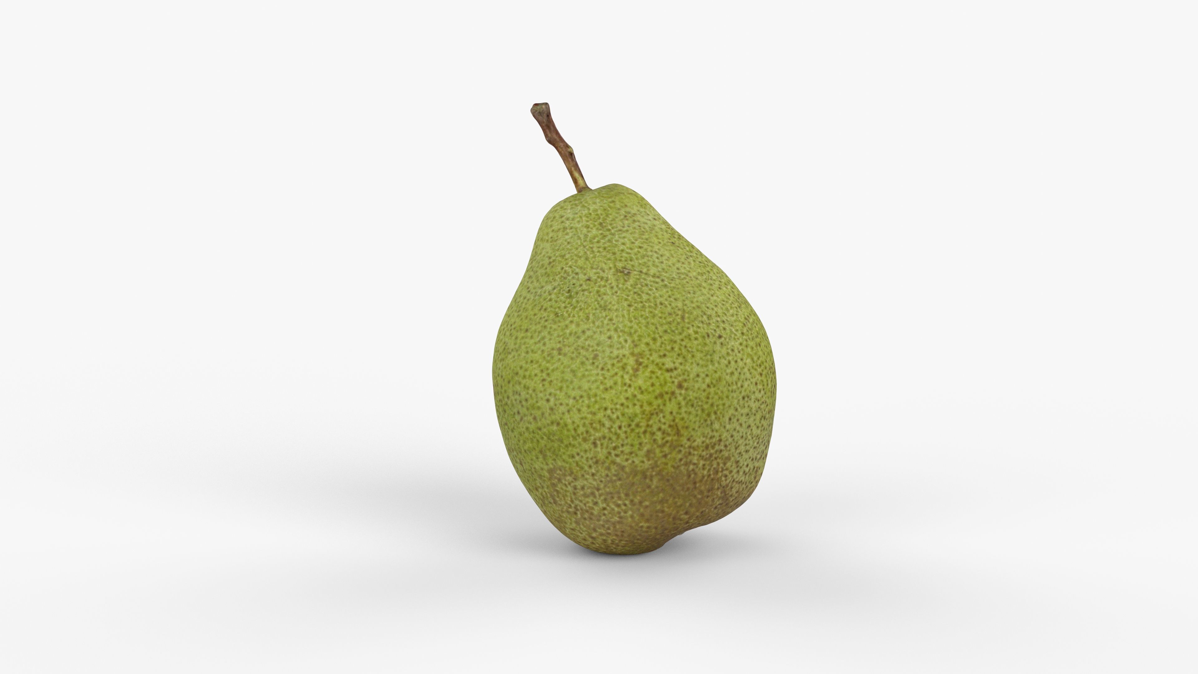 Photorealistic 3D scan of pear Low-poly 3D model_13