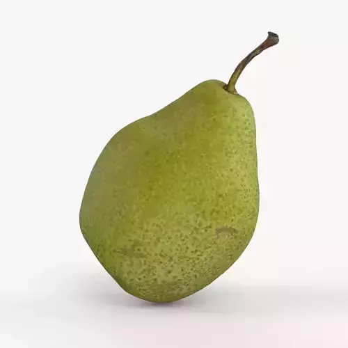 Photorealistic 3D scan of pear