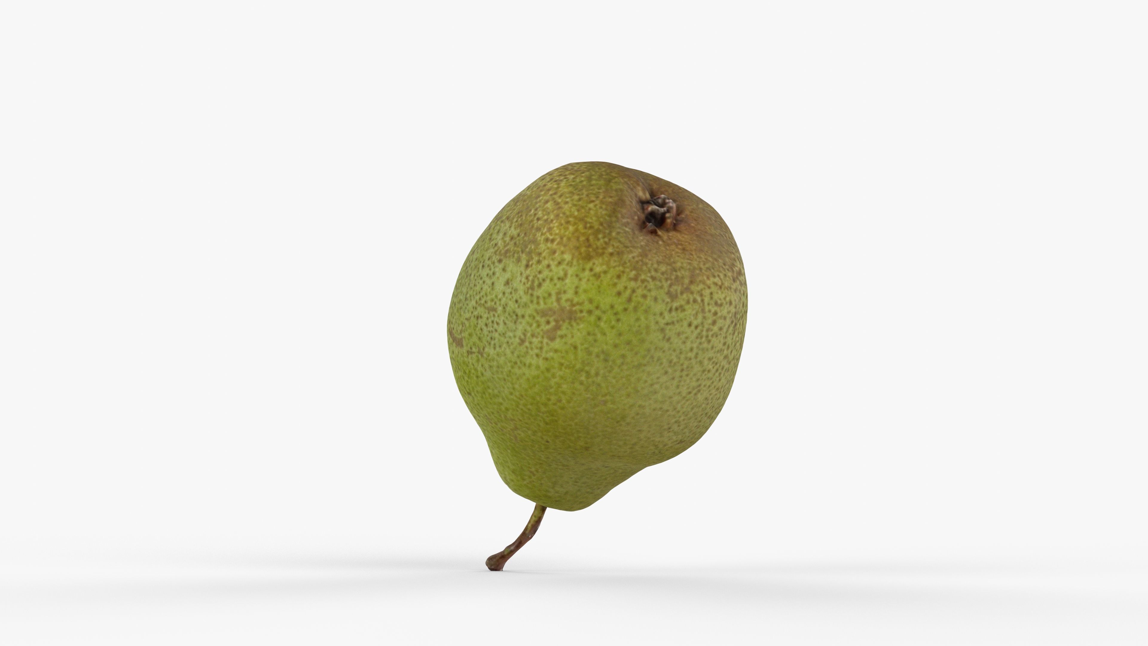 Photorealistic 3D scan of pear Low-poly 3D model_12