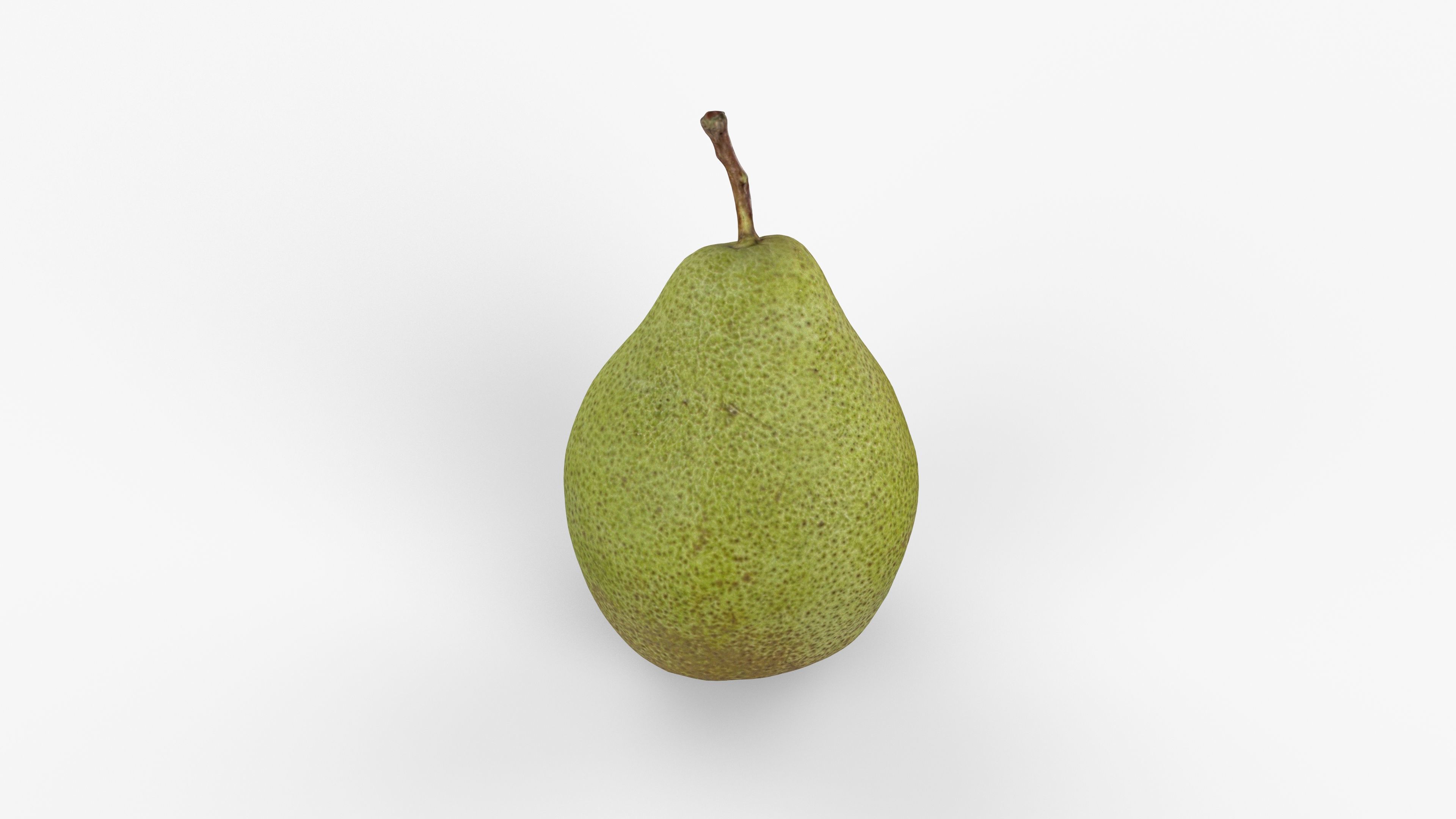 Photorealistic 3D scan of pear Low-poly 3D model_6