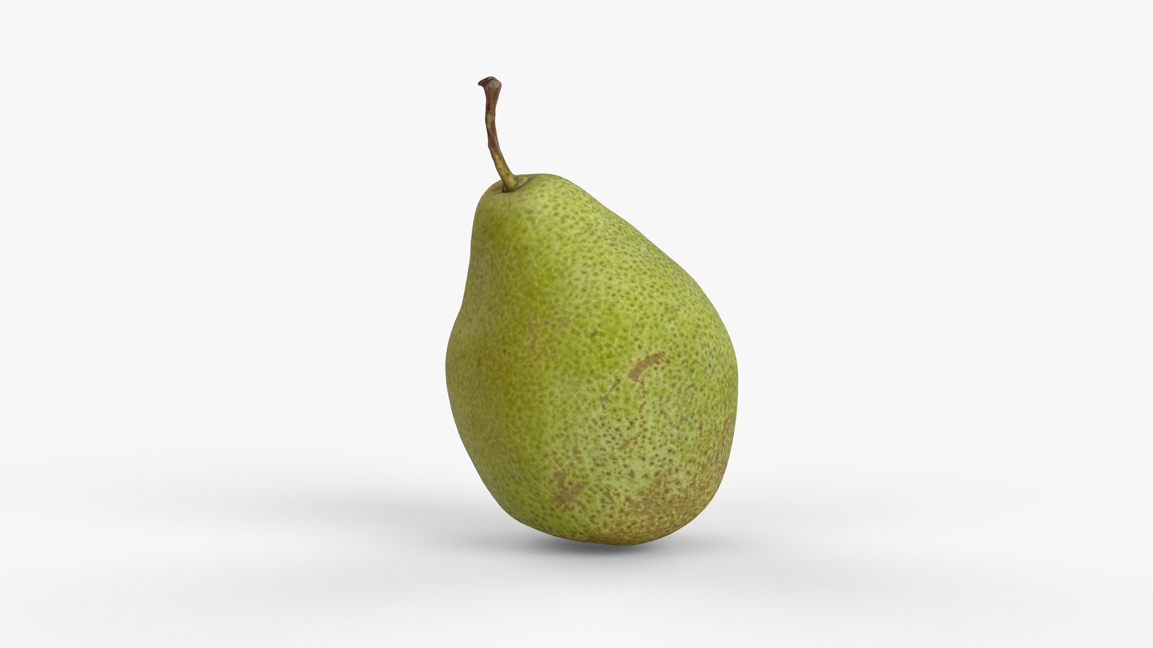 Photorealistic 3D scan of pear Low-poly 3D model_2