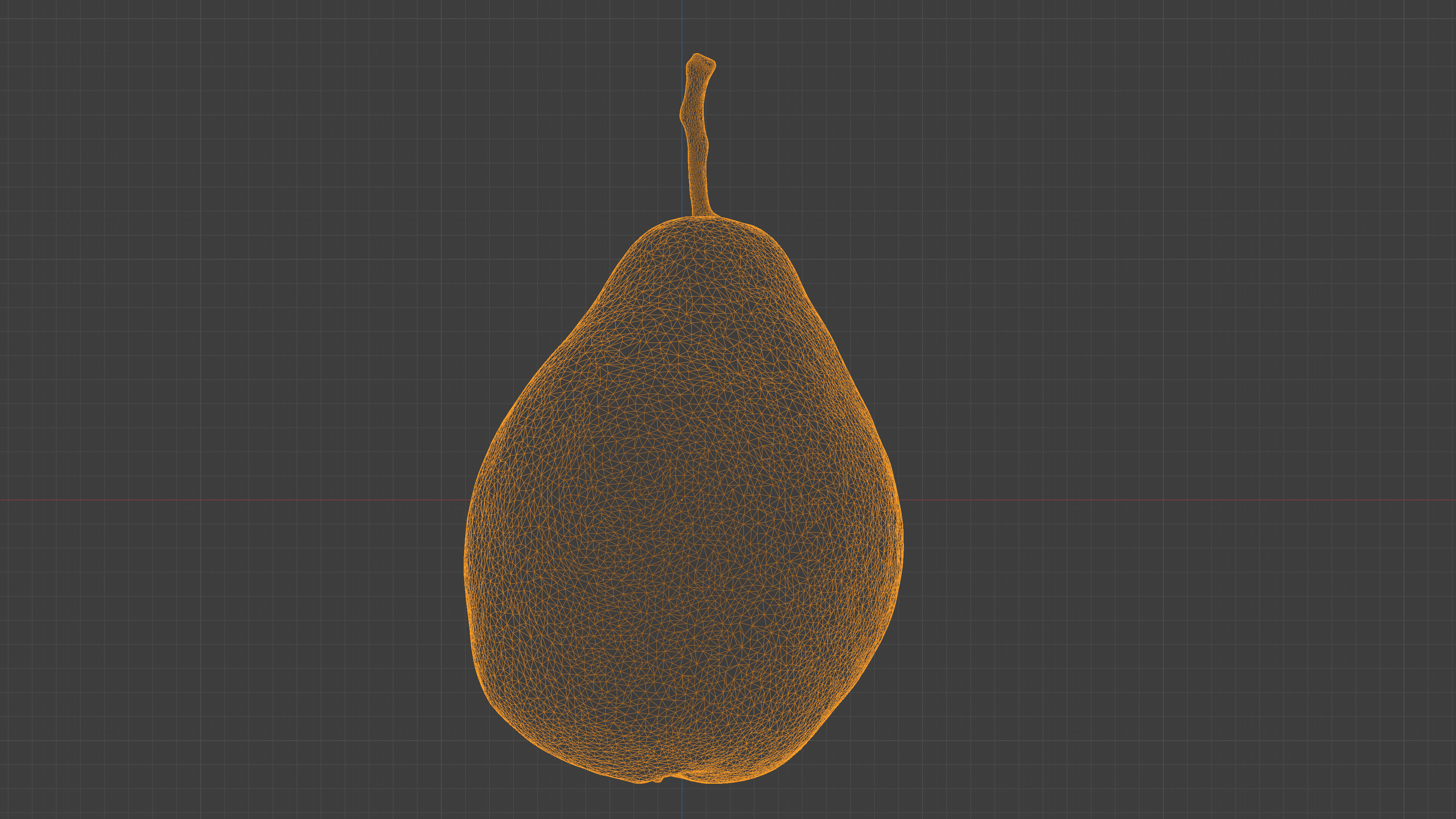 Photorealistic 3D scan of pear Low-poly 3D model_25