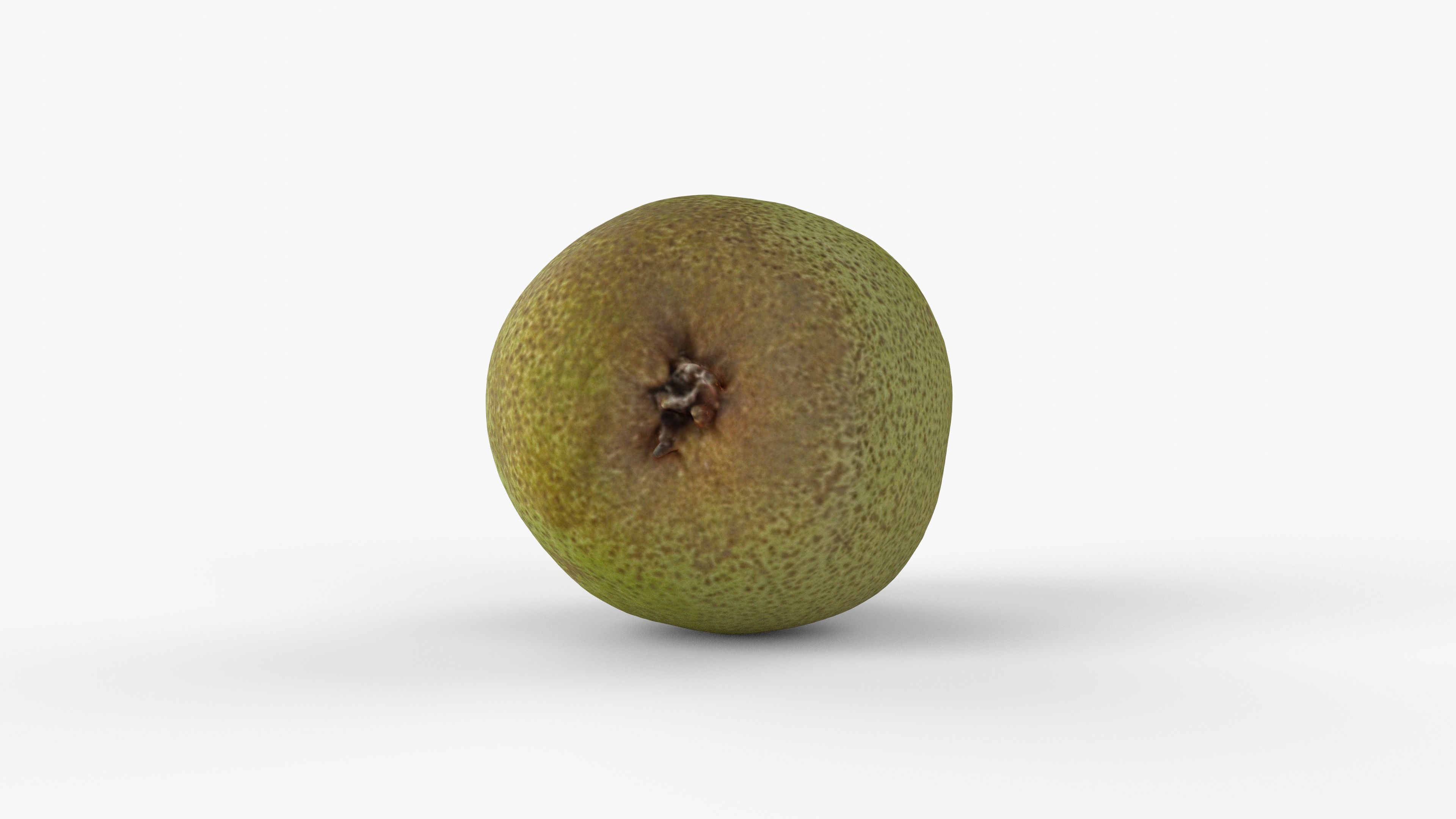 Photorealistic 3D scan of pear Low-poly 3D model_3