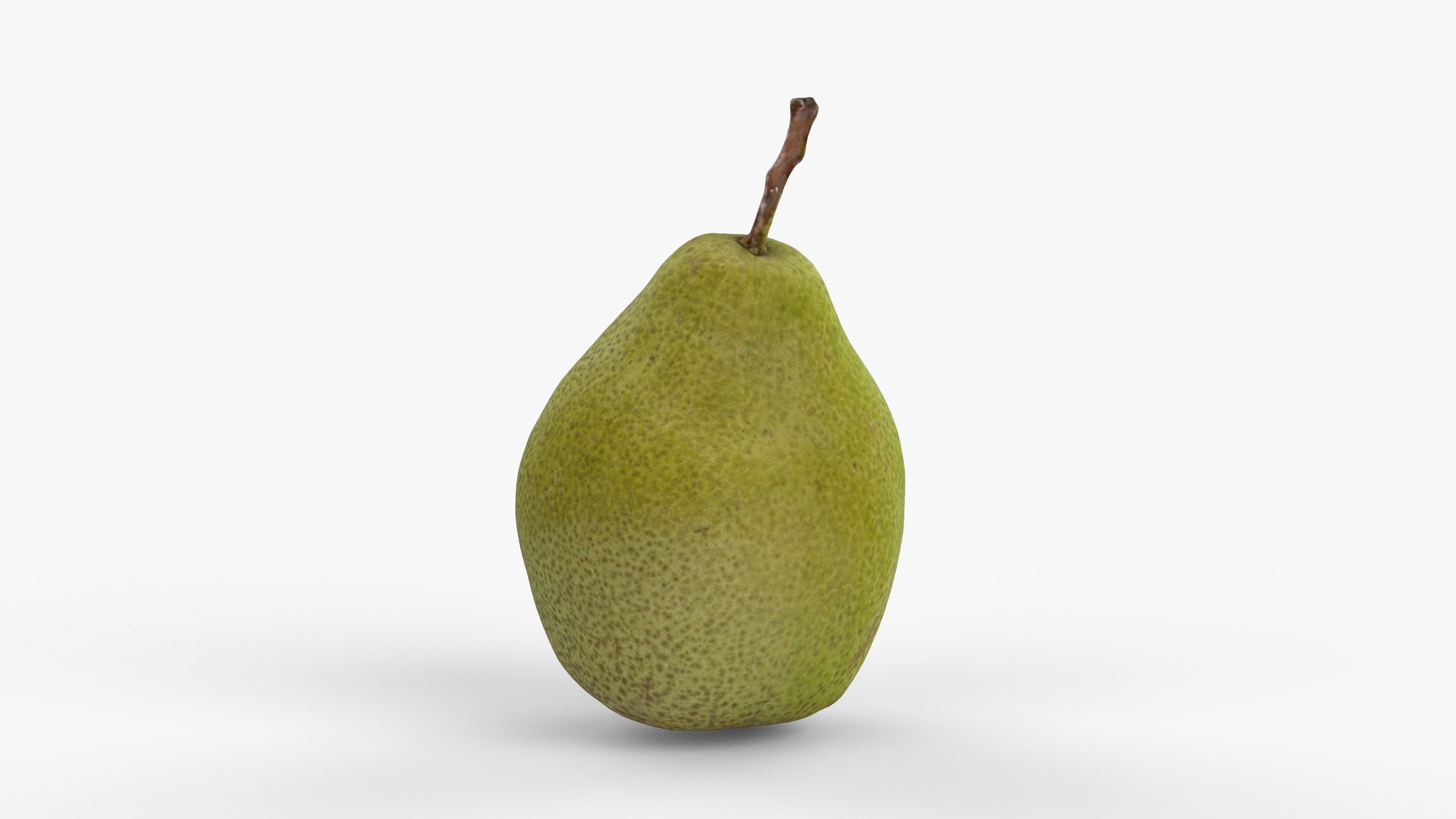 Photorealistic 3D scan of pear Low-poly 3D model_9