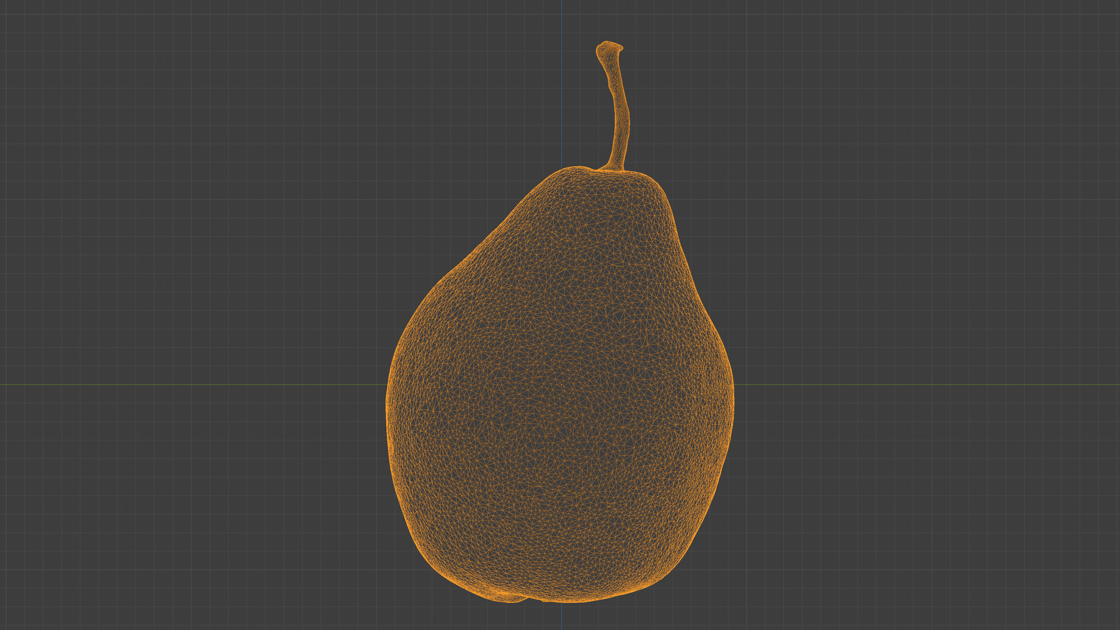 Photorealistic 3D scan of pear Low-poly 3D model_20