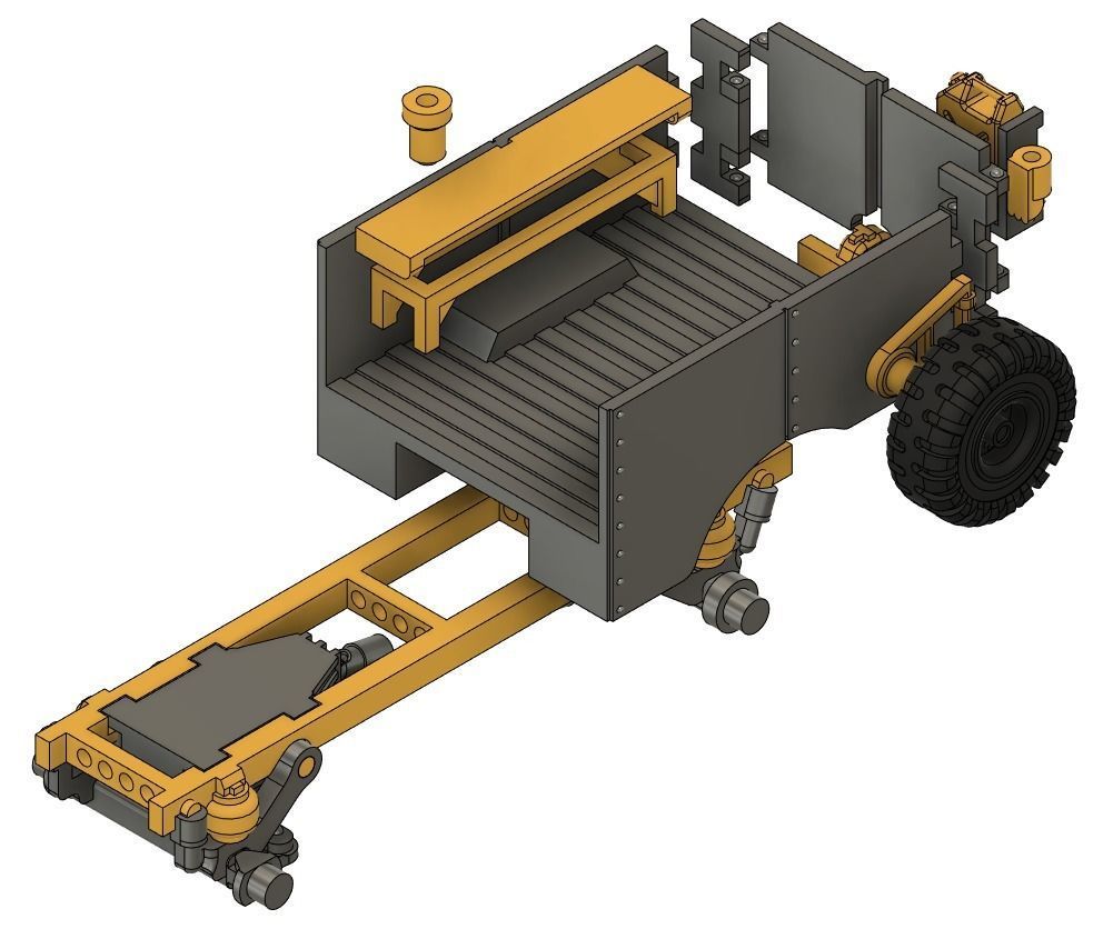 Armored Car - 28mm Sci-Fi 3D print model_4