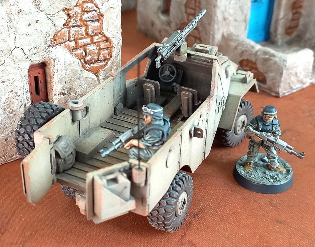 Armored Car - 28mm Sci-Fi 3D print model_1