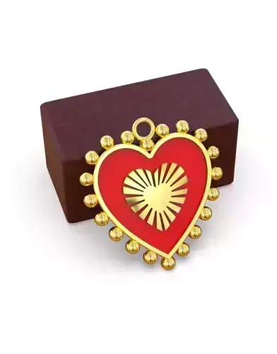 Heart Pendant 3D print model