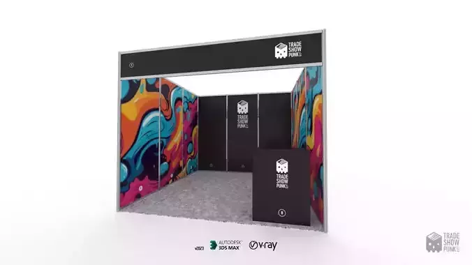 3m x 3m 001 Octanorm Exhibition Booth design