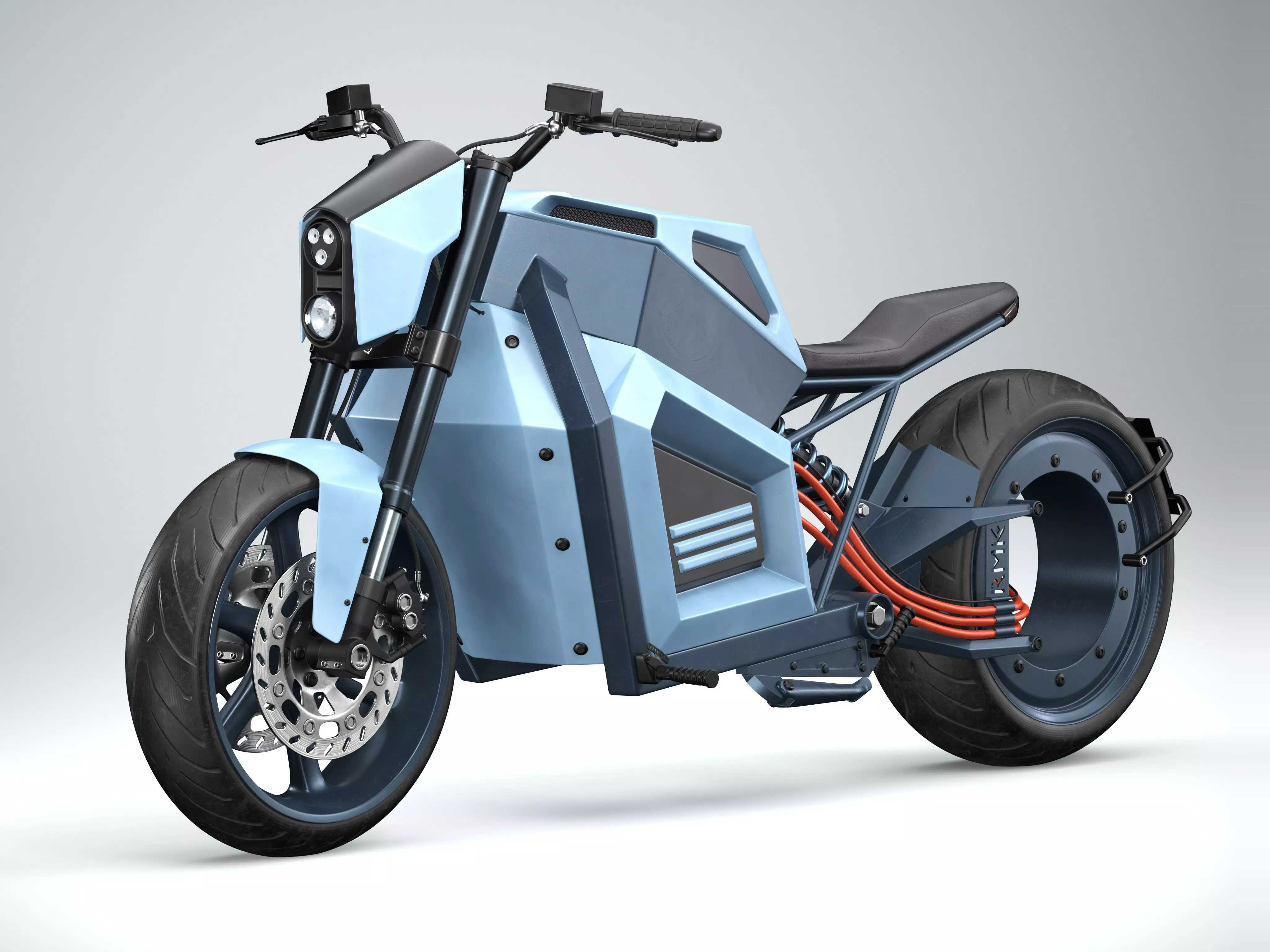 RMK E2 electric motorcycle Blue 3D model_0