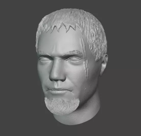 General Zod Head Sculpt 3D print model_0