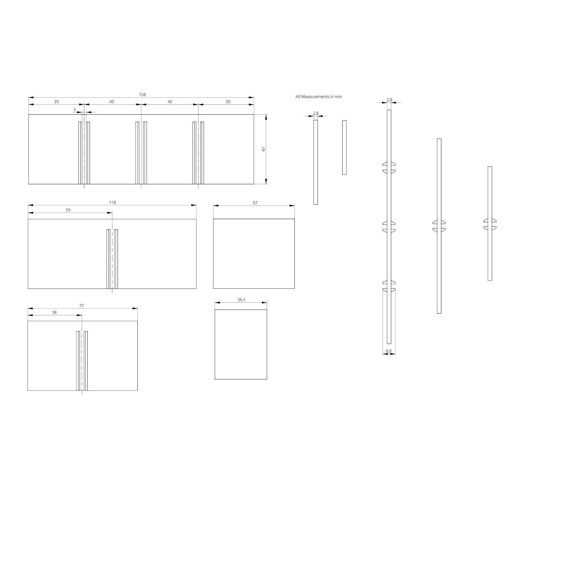 Sorting box 164 x 124 x 56 for 3D Print model 3D print model_5