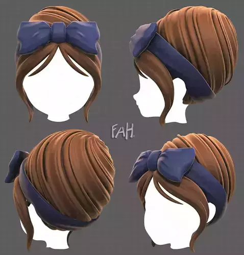 Base Hair for girl V64