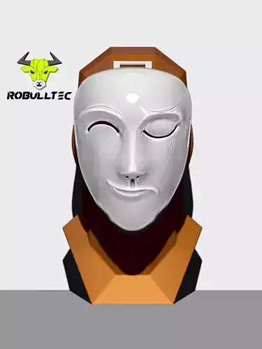 Bai Wuxiang Mask 3D print model