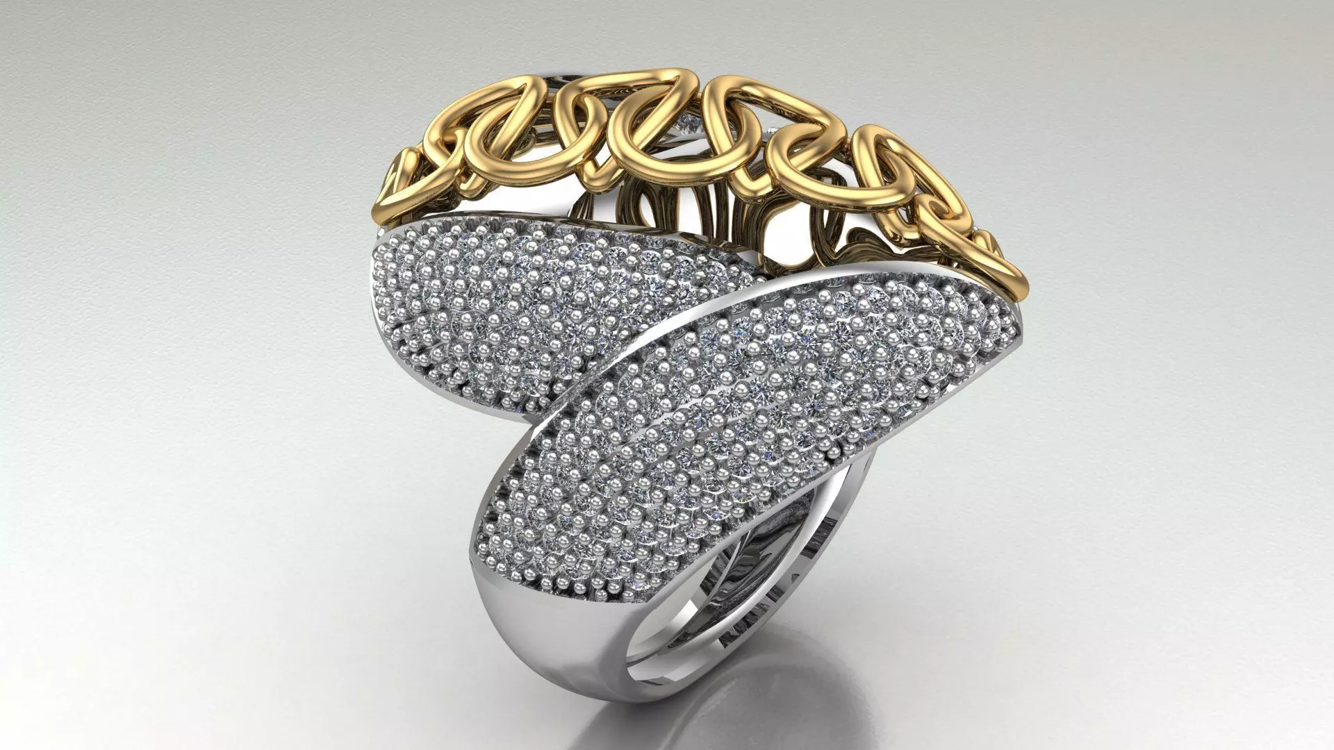 Ring design 3d model ready for print 3D print model