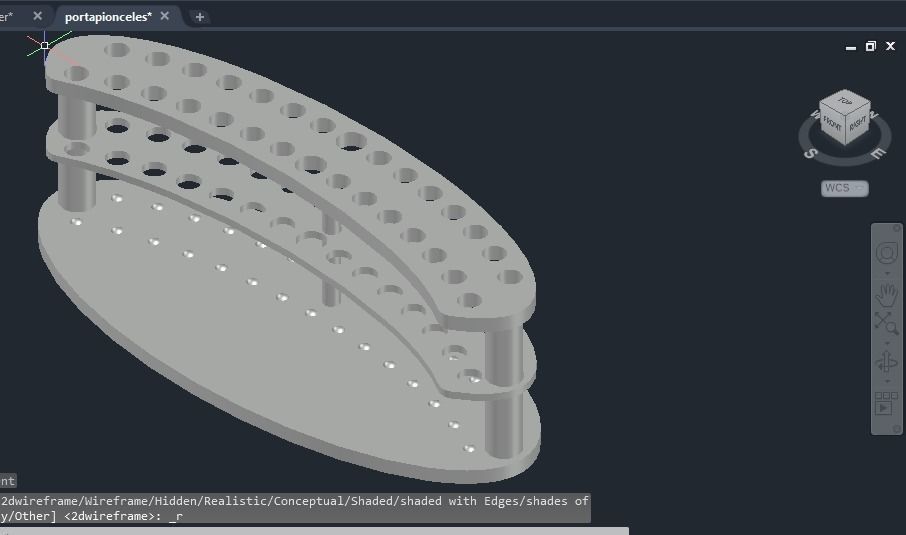 Porta pinceles - Brush holder Free 3D print model_1