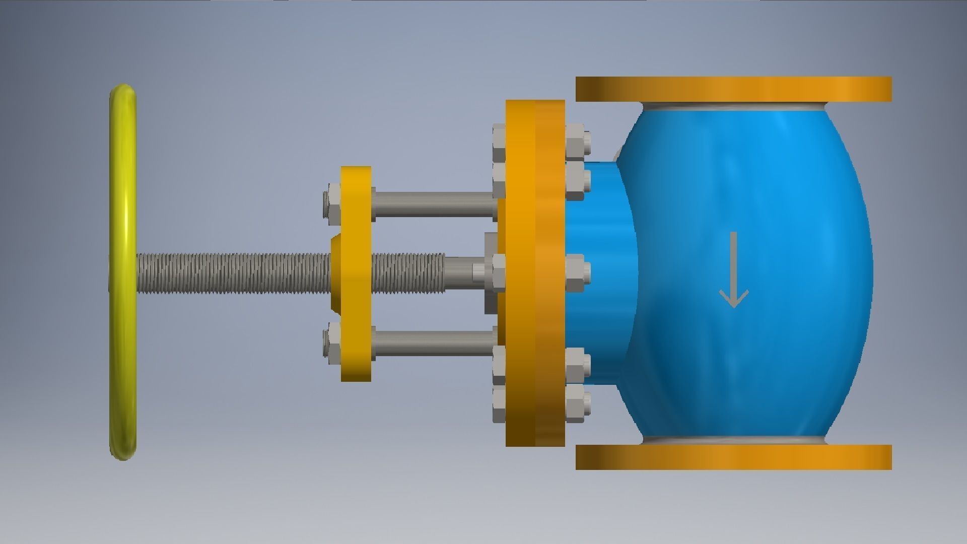 STEAM STOP VALVE 3D model_8
