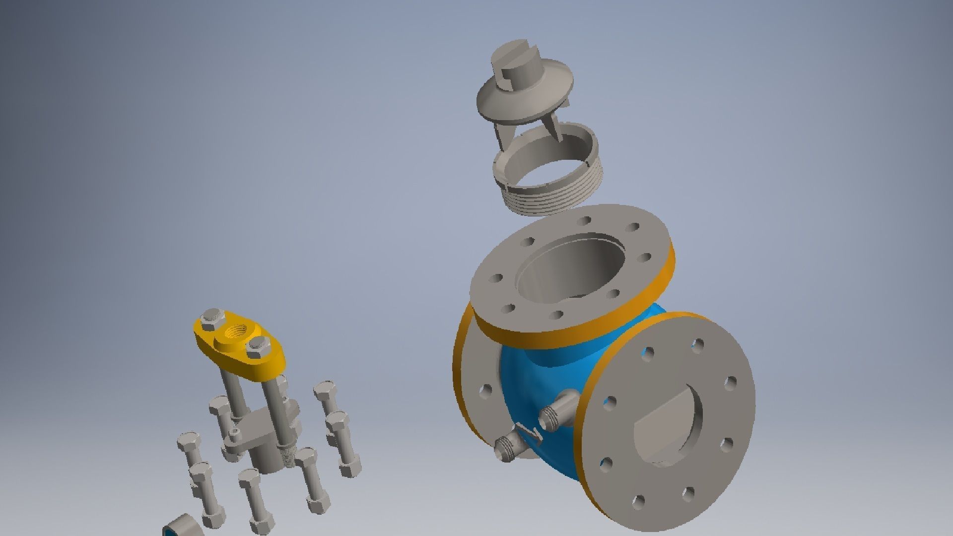 STEAM STOP VALVE 3D model_14