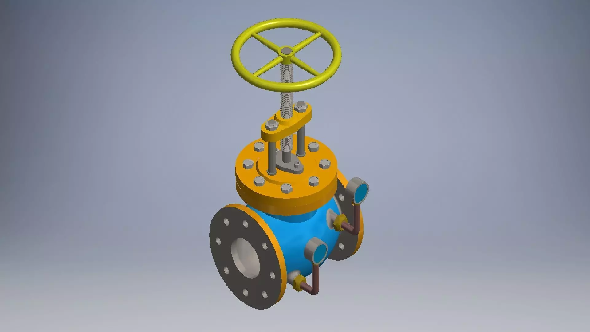STEAM STOP VALVE 3D model_0