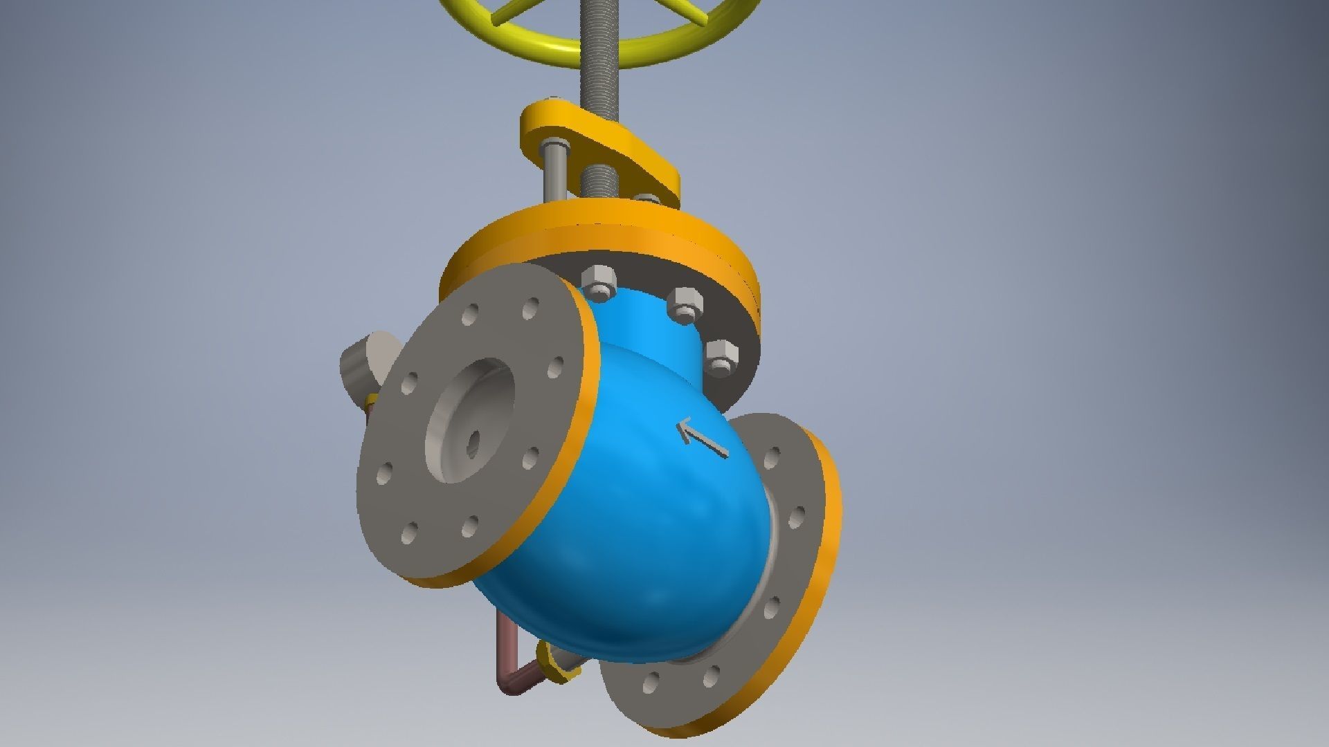 STEAM STOP VALVE 3D model_7