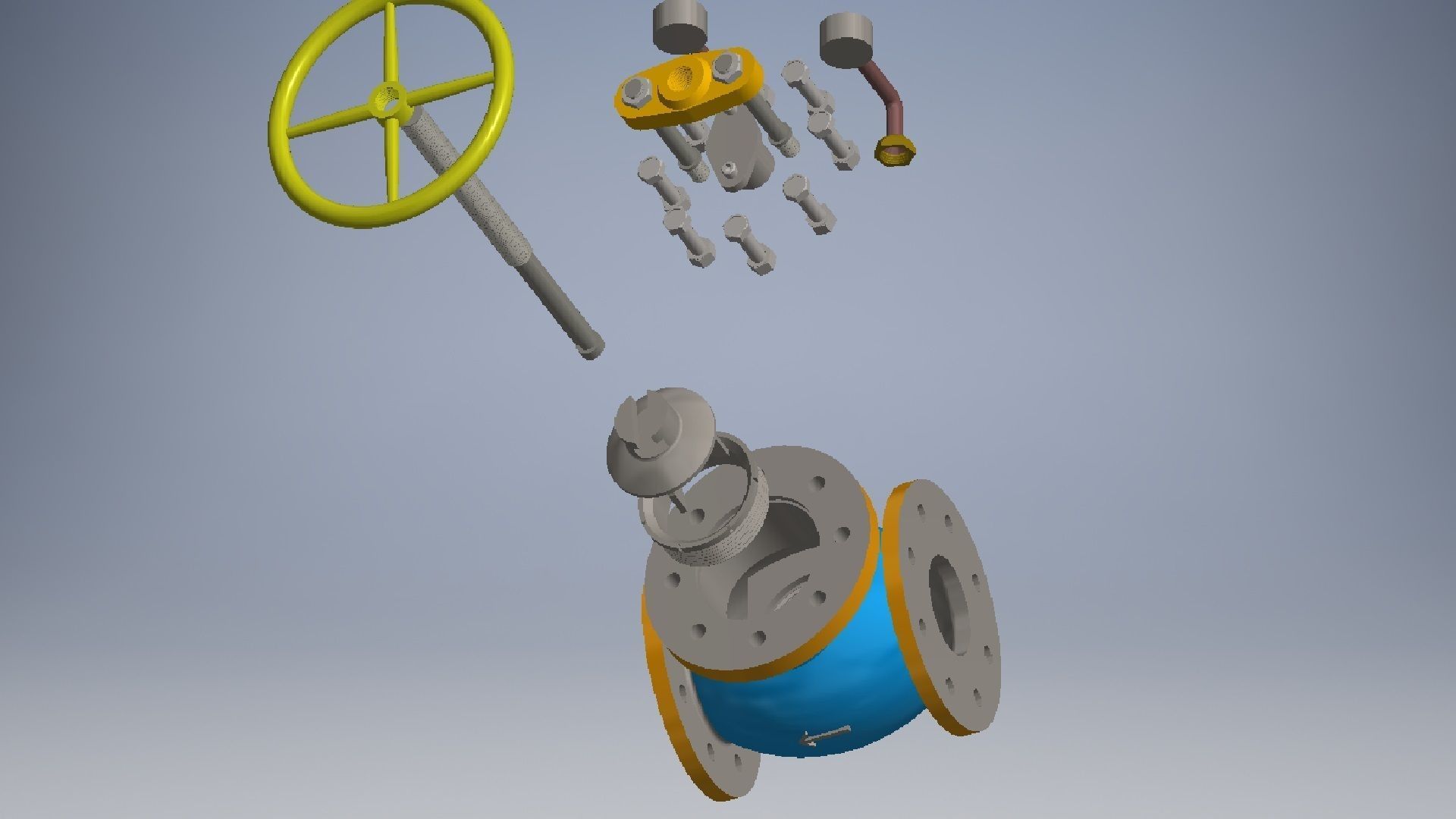 STEAM STOP VALVE 3D model_16