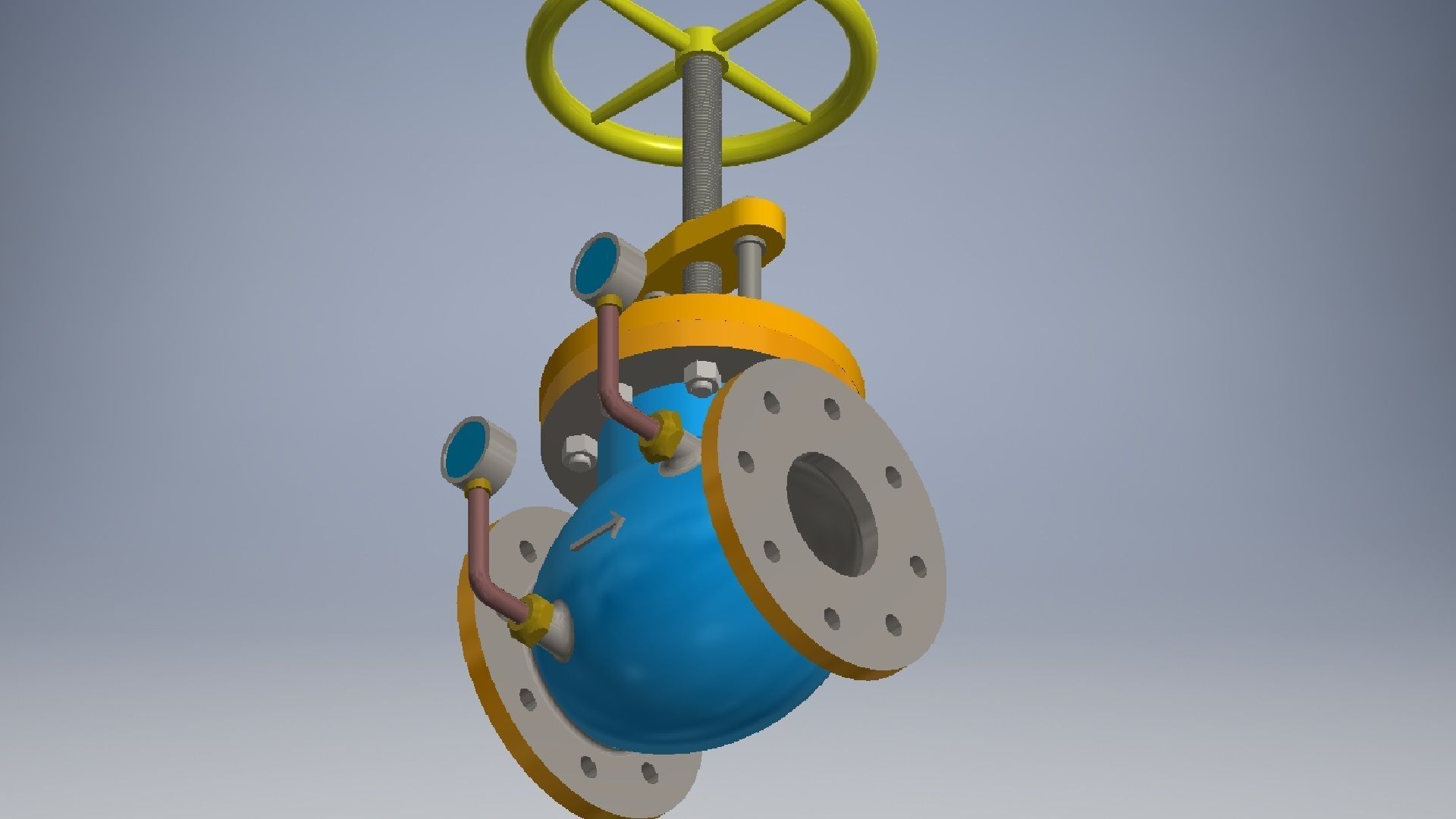STEAM STOP VALVE 3D model_2