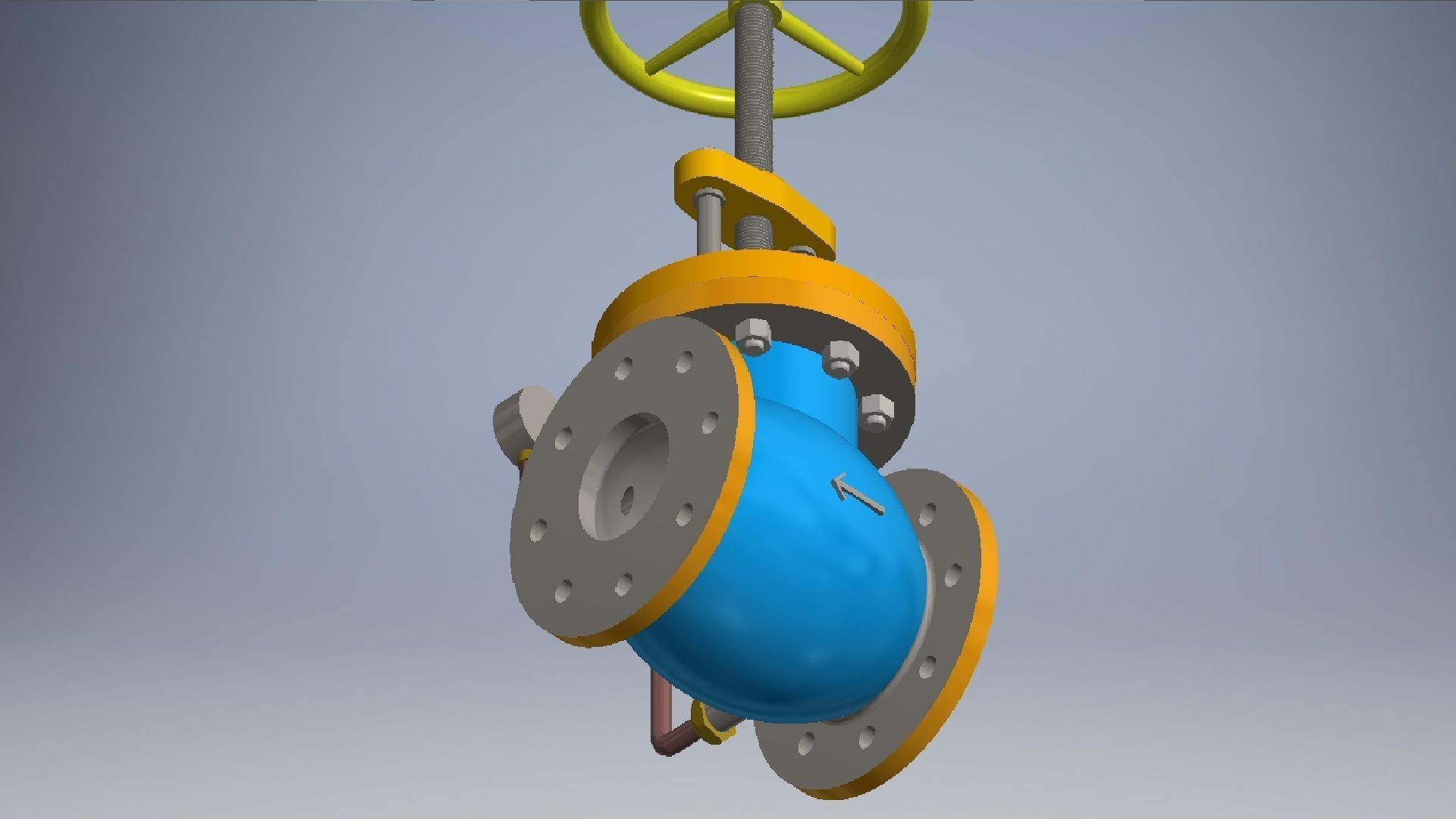 STEAM STOP VALVE 3D model_1