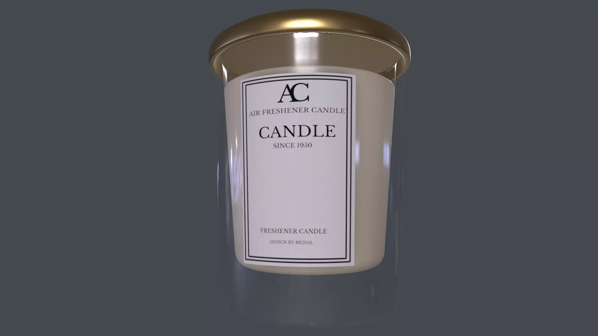 Air fresheners-Candle Air Freshener-PBR GAME READY Low-poly 3D model_0
