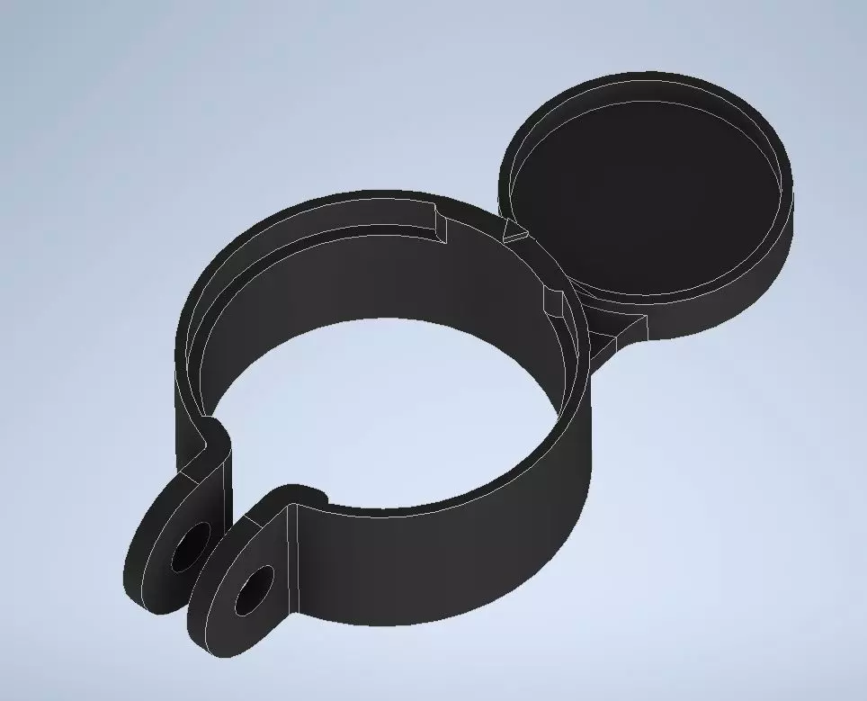 Bubble level for vertical drilling 3D print model