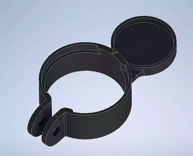 Bubble level for vertical drilling 3D print model