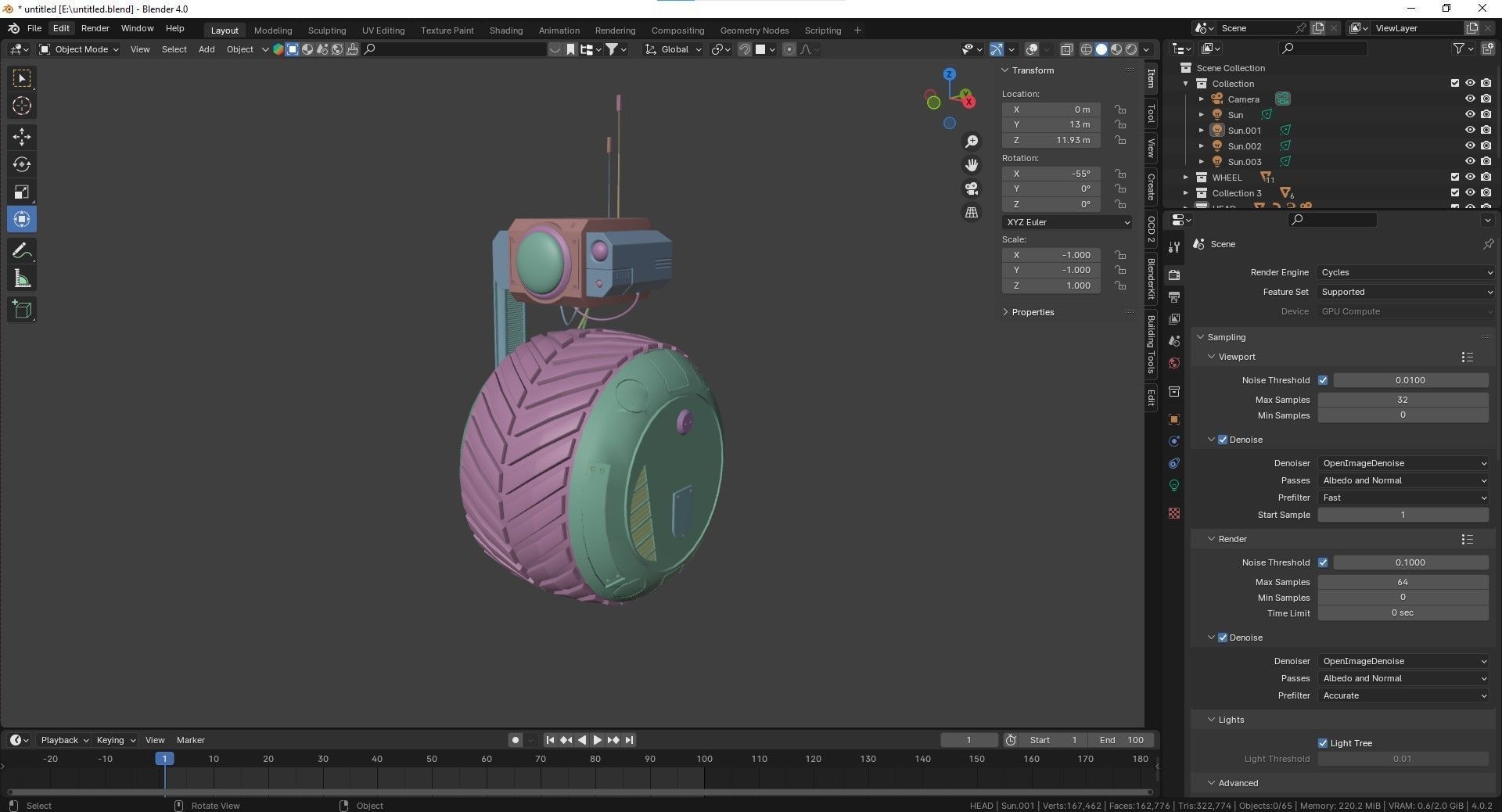 star war robots realistic 3d model Low-poly 3D model_6