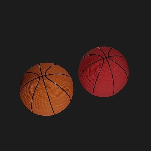 Basketball ball Low-poly 3D model