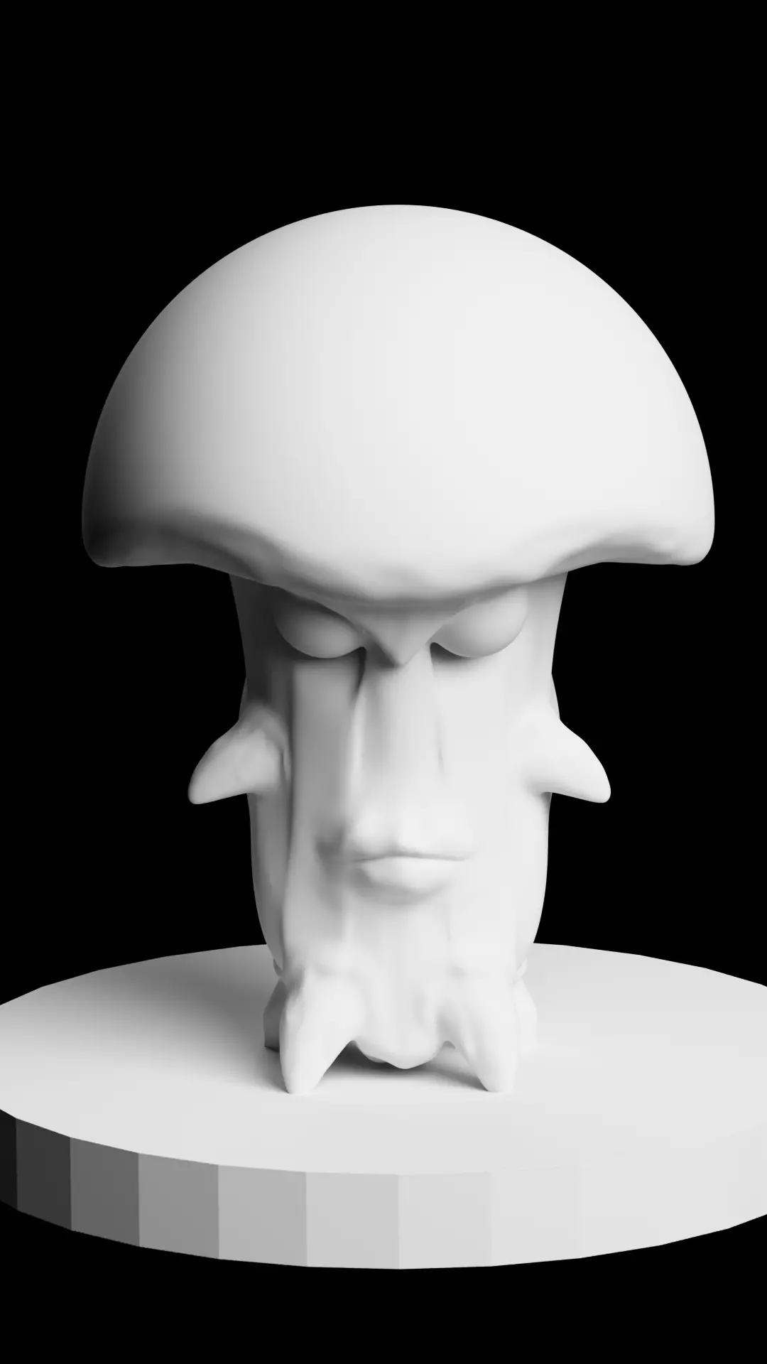 MUSHROOM HEAD 3D print model_0