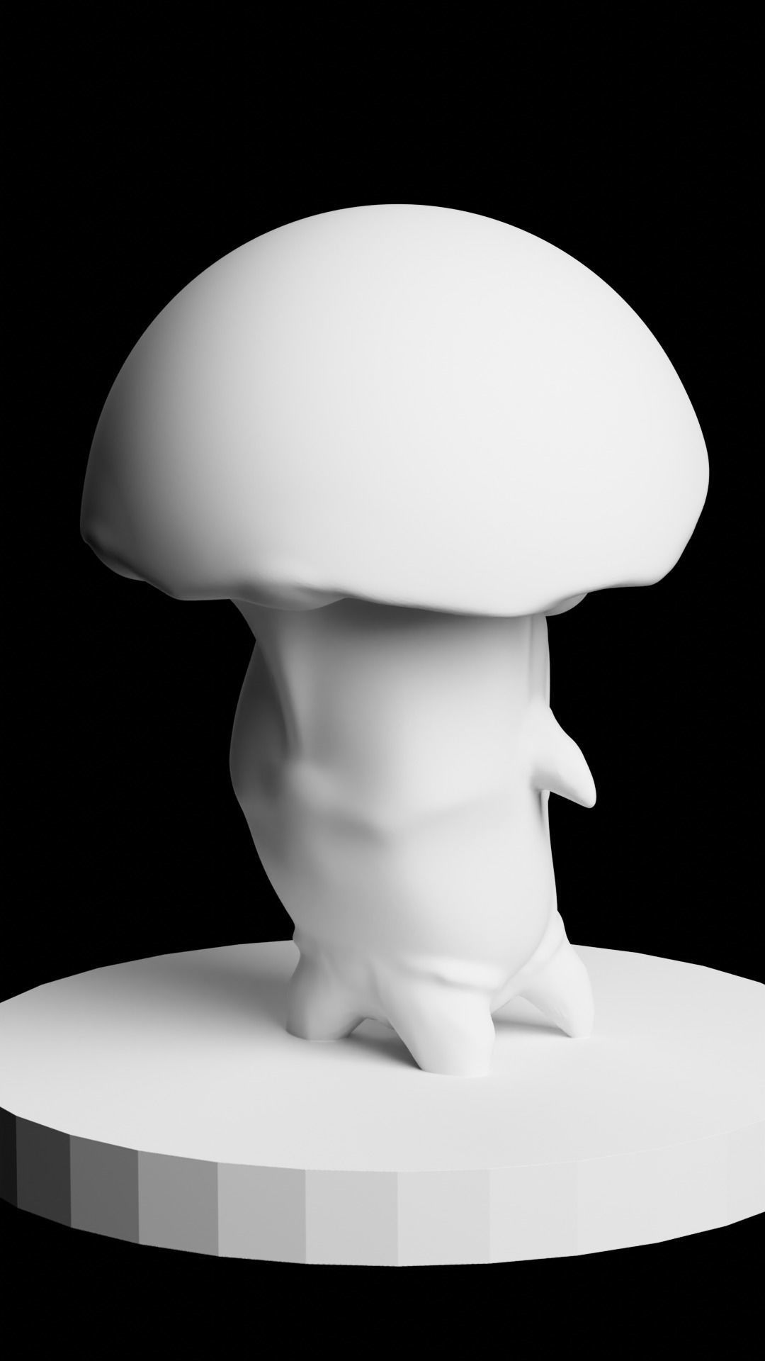 MUSHROOM HEAD 3D print model_4
