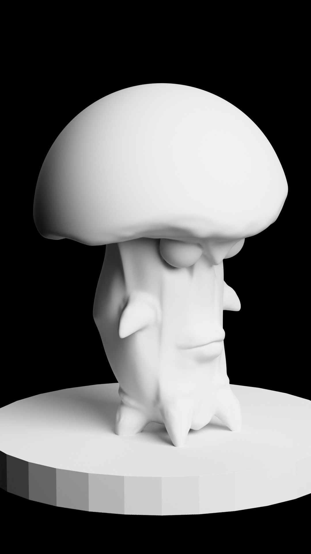 MUSHROOM HEAD 3D print model_2