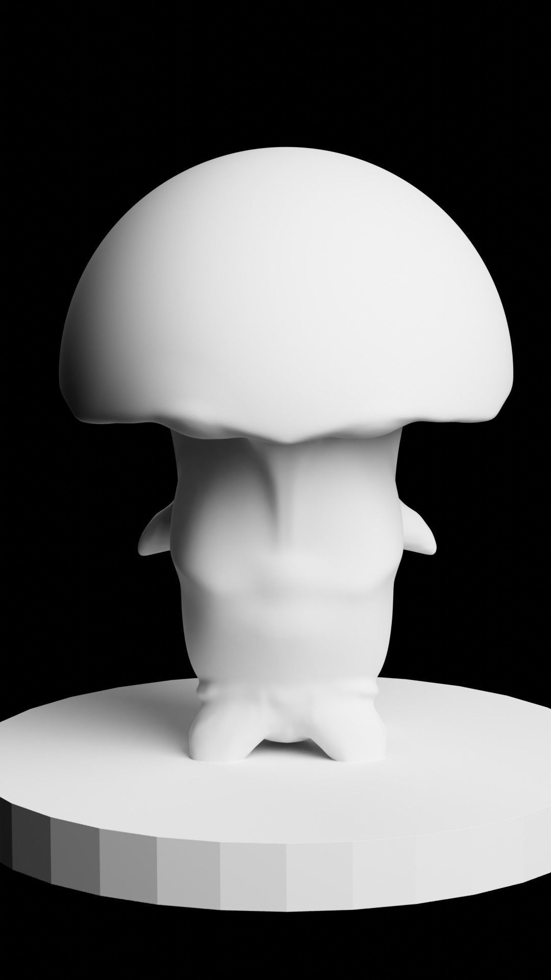 MUSHROOM HEAD 3D print model_5