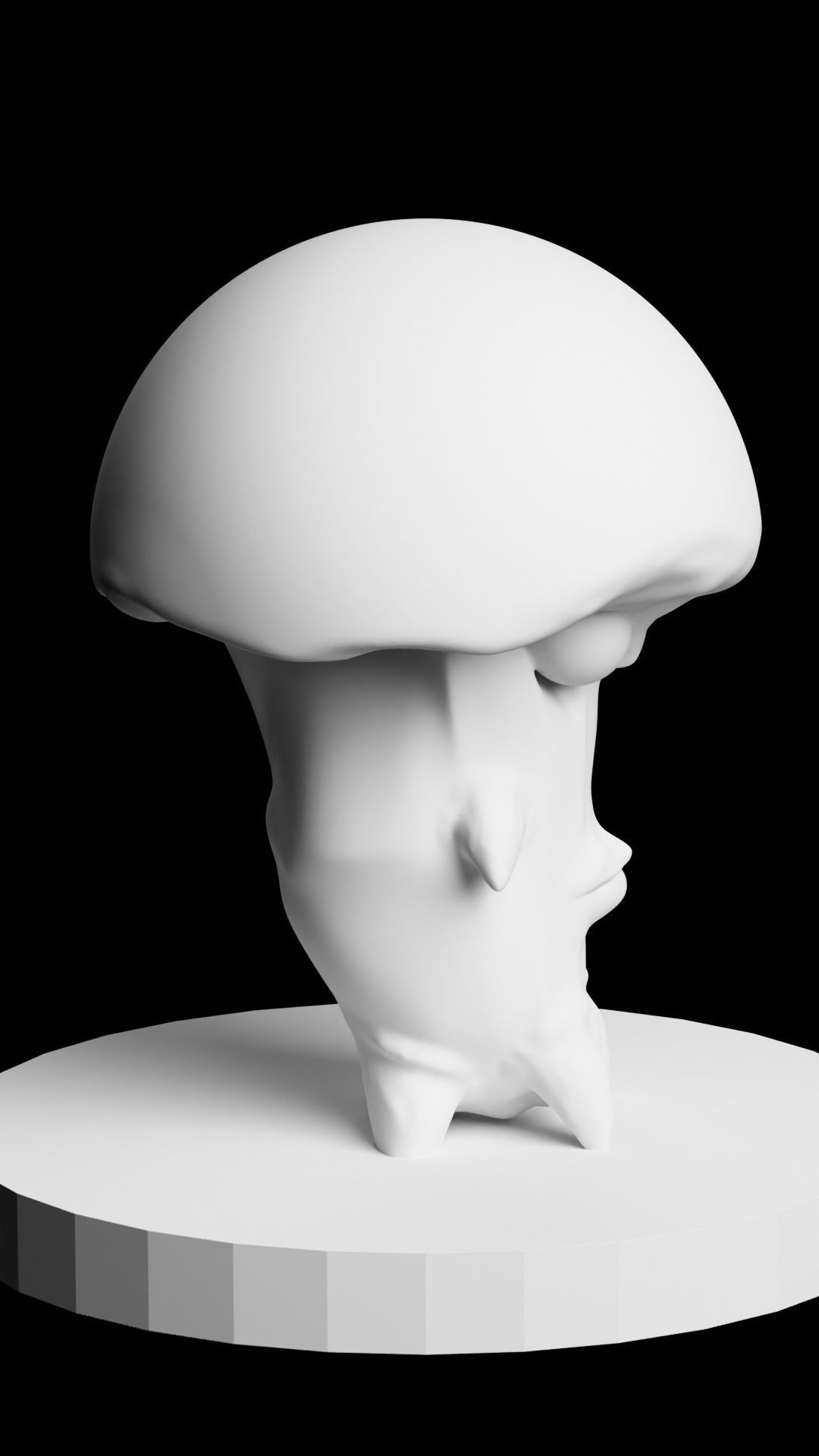 MUSHROOM HEAD 3D print model_3