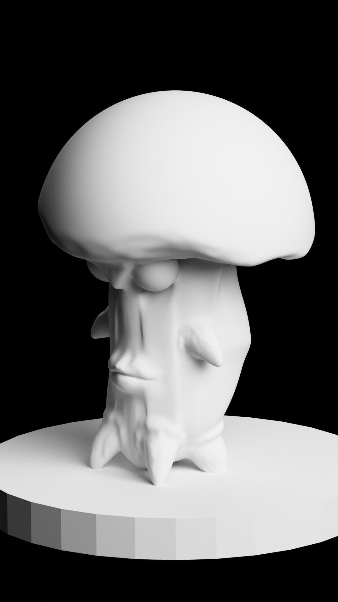MUSHROOM HEAD 3D print model_8