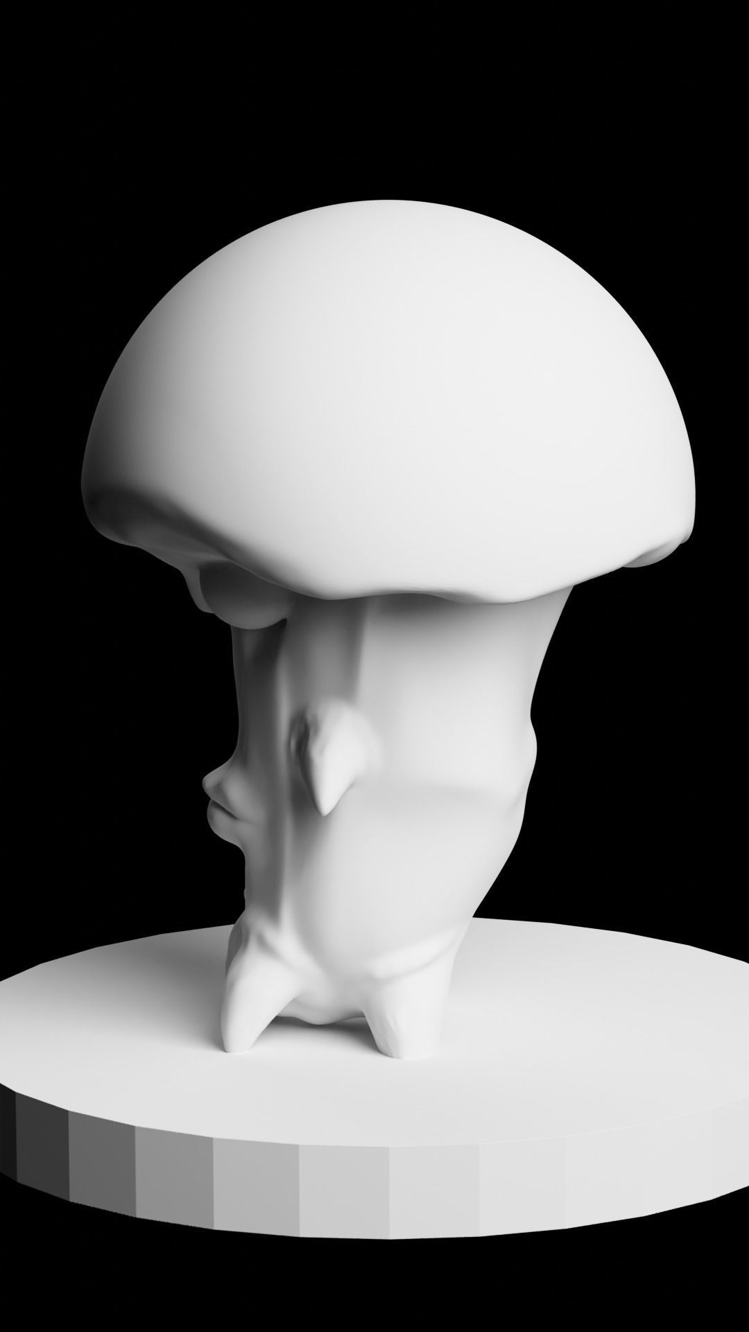 MUSHROOM HEAD 3D print model_7