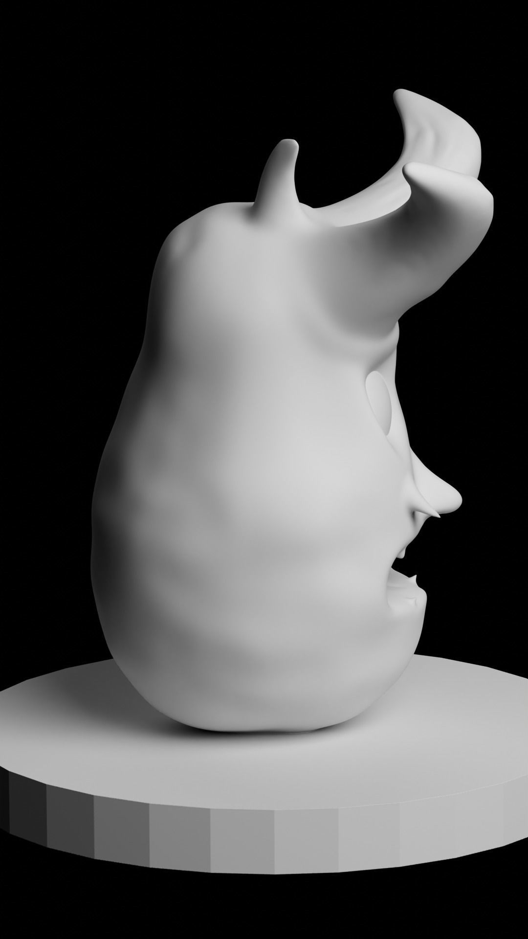 PAPAYA MONSTER 3D print model_3