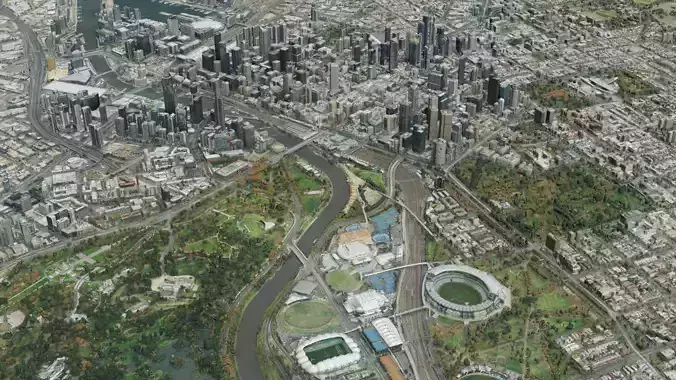 Melbourne City 3D Scan