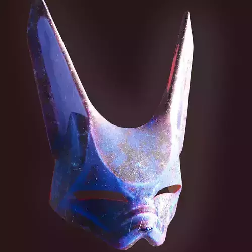 ANIME STYLE RABBIT MASK 3D print model