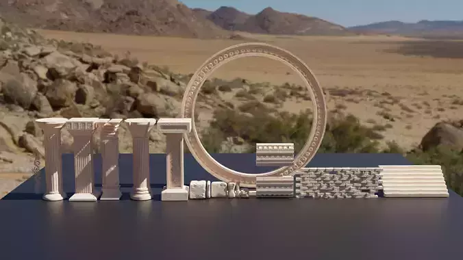 Ruin Assets - Game Ready